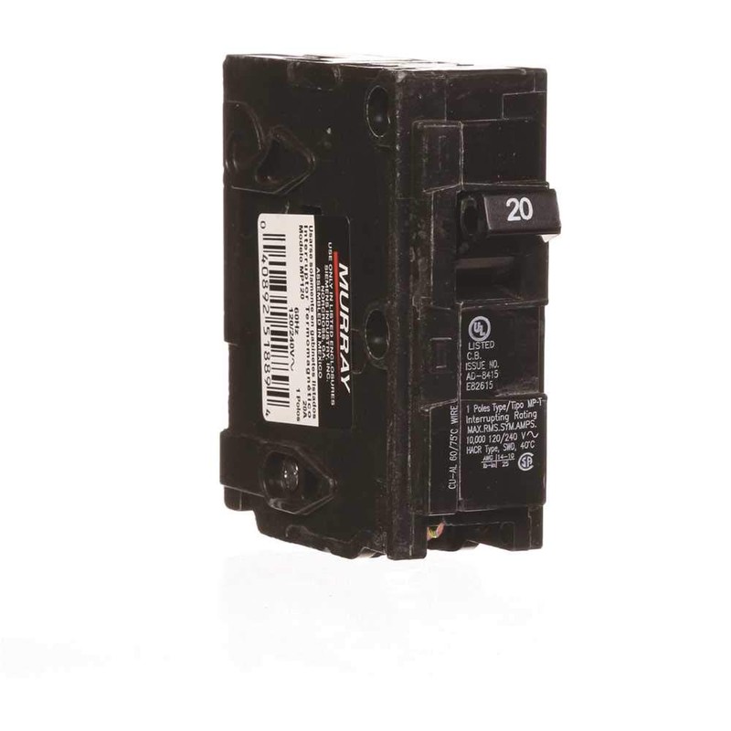 MURRAY MP120 20-Amp Single Pole Type MP-T Circuit Breaker
