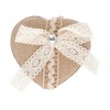 Baluue Heart Shaped Ring Storage Box Durable Jewelry Packing Case