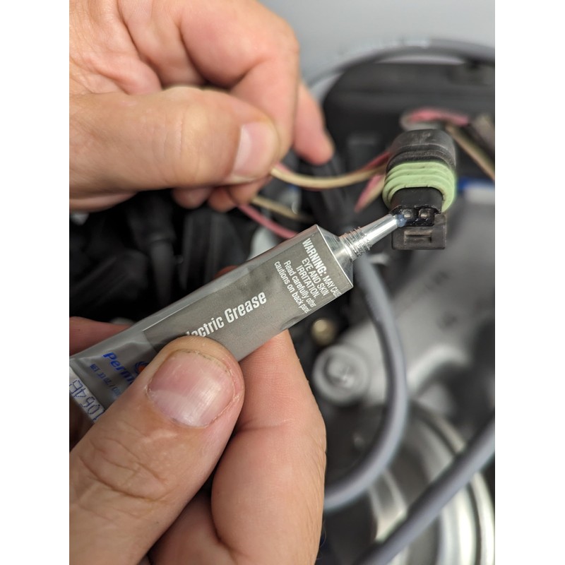 Permatex 81150 Dielectric Tune-Up Grease, 0.33 oz. Tube, Silver