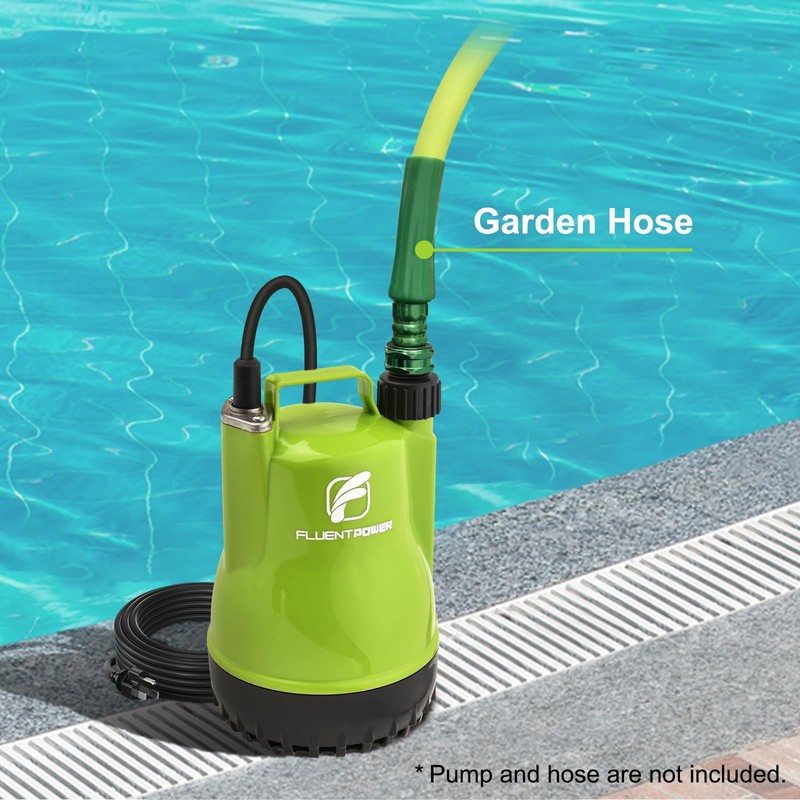 FLUENTPOWER Standard Garden Hose Connector Fitting, Plastic Hose Adapte for