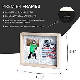 ChalkTalkSPORTS Premier Hockey Photo Frame | Dear Dad
