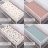 Bimocosy Crib Sheets for Boy Girl, Fitted Crib Sheet 4