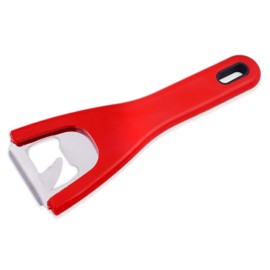 Generic Stainless Steel and Plastic Bottle Tin Can Opener Cutter for Kitchen Home (Red), 15.40 x 5 cm