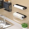 Aheucndg Under Cabinet Paper Towel Holder, Self Adhesive Wall Mount