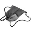 Gym Sack with Earphones Jack Drawstring Backpack Water-resistant Drawstring Bucket