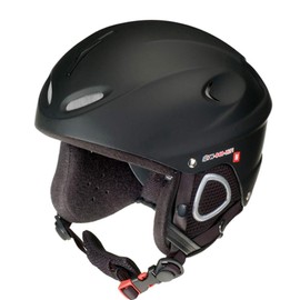 'RUEGER Ski/Snowboard Helmet RW 640 Matt Black with 2 Stereo Speakers for Lead MP3 Music, Latest CE Prfung EN1078 for your safety, black, XS