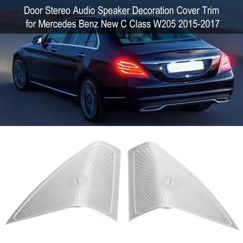 Pair of CAr styling Door Stereo Audio Speaker Cover Trim
