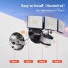 OREiN 4500LM/30W Flood Lights Outdoor, 240°/40FT Motion Sensor Outdoor Lights