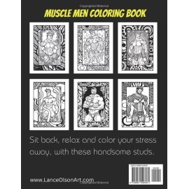 Muscle Men Coloring Book