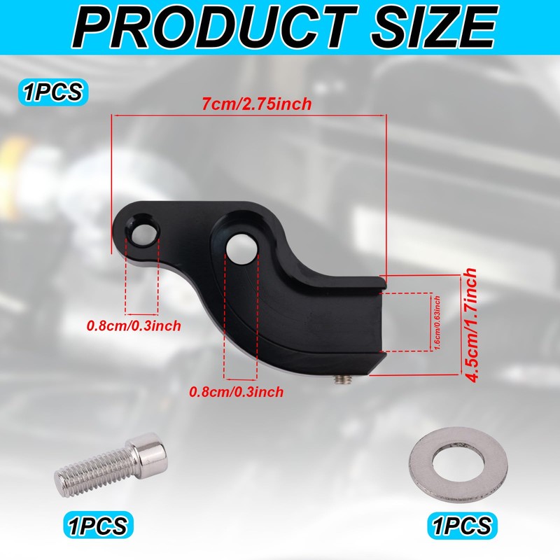lasuroa Motorcycle Neutral Shift Assist Kit, Aluminum Alloy Easy Neutral