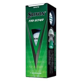 SRIXON TRI-STAR5 Golf Ball WHT Sleeves (Pack of 3) (White/FF/Men's)
