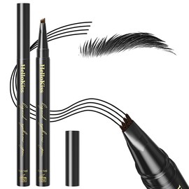 GECOMO 4D Liquid Eyebrow Pencil 4 Nail Eyebrow Pencil 4 Mechanical Eyebrow New Sensation Beautiful Eyebrow Liquid 4 Branch Eyebrow Pencil Eyebrow Pencil Never Fall Off "Long Lasting 36H Effectiveness"