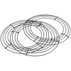 JAPCHET 20 Pack 10 Inch Round Wire Wreath Frames, Metal