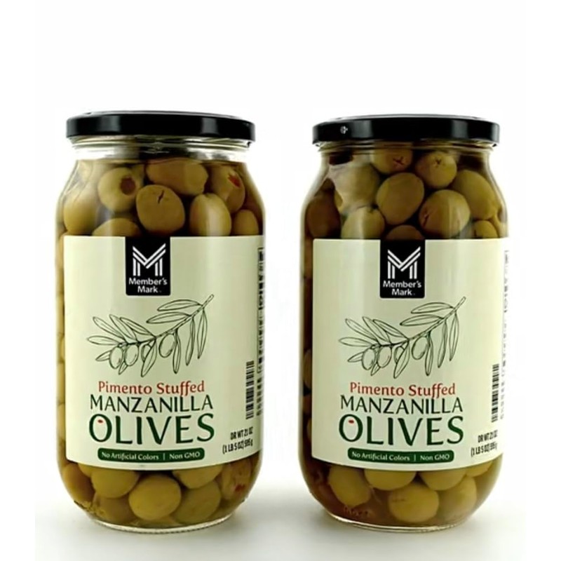 Pimento Stuffed Manzanilla Olives 21 oz,4 pk