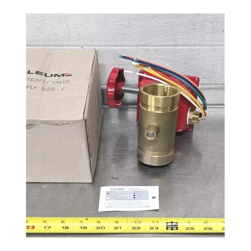 Aleum Fire Sprinkler HBG Butterfly Valve 2”