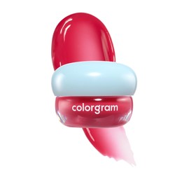 COLORGRAM TINTIN DORY LIP JAM 06 CHERRY JAM | Tinted Lip Jam, Hydrating & Plumping Lip Gloss with Lightweight, Non-Sticky Formula | Clear Radiance & Semi-Transparent Color