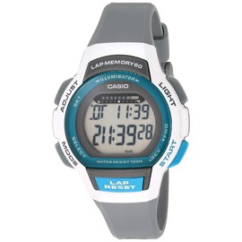 Casio Women's Runner Series Digital Display Quartz Black/White Watch LWS1000H-1AV