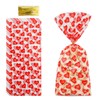 Valentines Treat Bags, 100 PCS Valentines Goodie Bags, Valentines Day