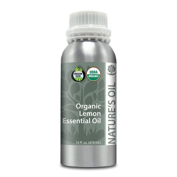 Best Lemon Essential Oil Pure Certified Organic Therapeutic Grade 1Lb