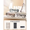 HEEYYOK Women Reading Glasses 4 Pack 3.50 Cateye Readers Glasses