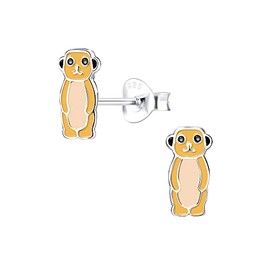 Meerkat Earrings 925 Sterling Silver - Small