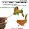 HOPELF 16" Natural Bamboo Skewers Sticks for BBQ，Kabob，Grilling，Barbecue，Kitchen，Roasting，Marshmallows，Plant Stakes，Crafting.Φ=4mm, More