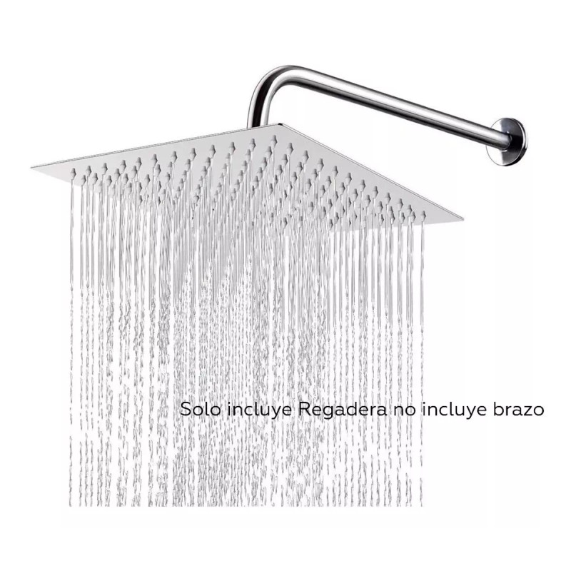 IML Regadera Cuadrada 20 Cm Cromada Moderna Oferta Outlet