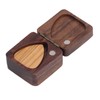 Guitar Picks Box Portable Multifunctional Wooden Guitar Picks Case Storage