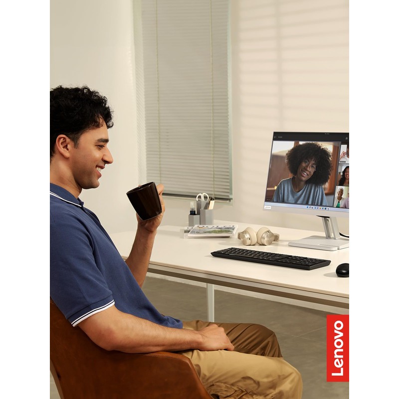 Lenovo 100 Wireless Keyboard and Mouse Combo – Cordless Set