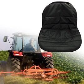 Baoblaze Riding Lawn Mowers Seat Cover Waterproof Accessory Comfortable Anti Slip Lawnmower Seat Cover Tractor Seat Cover for Yard Farm, Black
