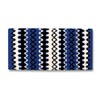 Mayatex Arroyo Seco Saddle Blanket, Royal Blue/Cream/Black