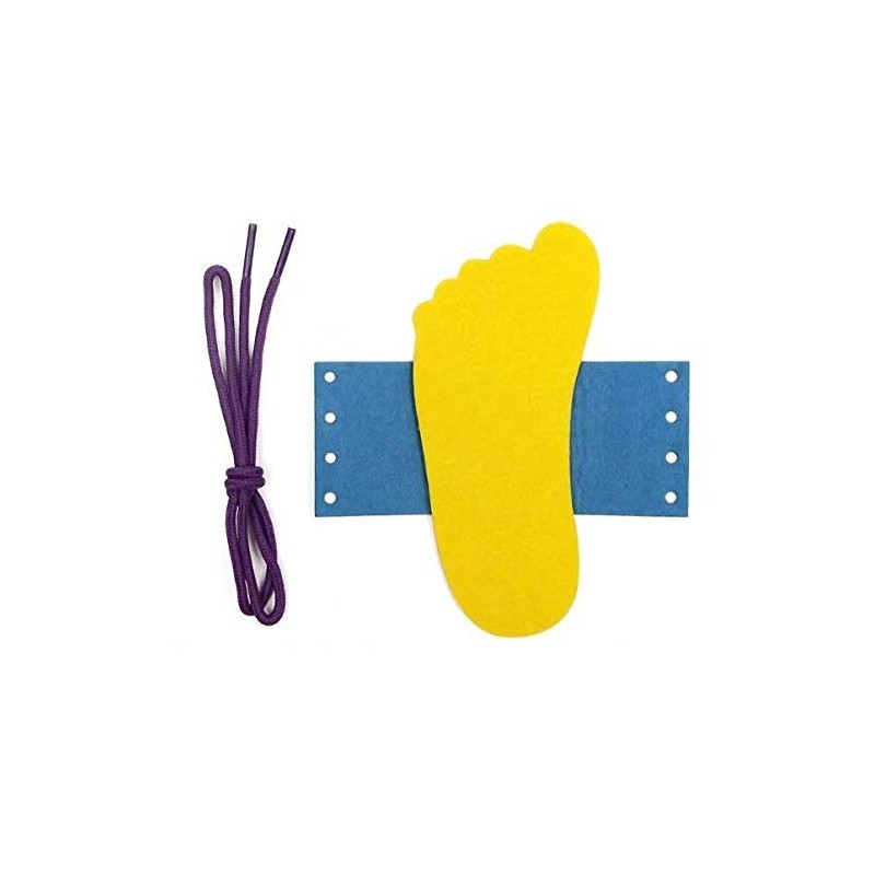 OVOY Childrens Lacing Skills Learn-to-Tie - Shoe Preschool Tie-Up Shoe