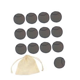 Baluue Bamboo Fiber Makeup Remover Pads Bulk 14 Pack Gentle Cleanser for Skin