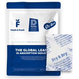 Dry & Dry Dry & Dry 20 Gram [500 Packets] Silica Gel Packets Desiccants, Silica Packets - Rechargeable Silica Gel Packs, Silica Gel Packets, Desiccants Packets, Silica Gel