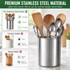 ZORGONS Stainless Steel Utensil Holder for Counter Top - 4.5''