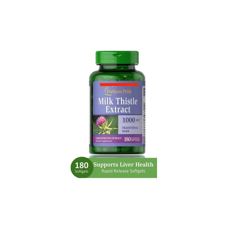 CARDO MARIANO Milk Thistle 1000 mg – 180 Gel Blandos