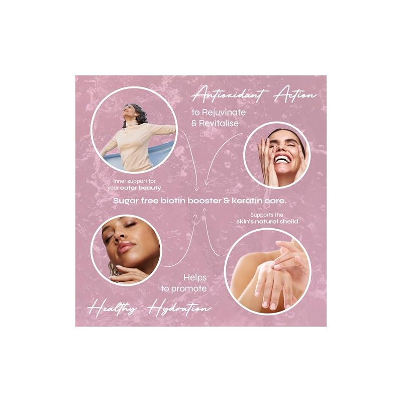 Known Tasty Sugar Free Hair, Skin & Nails Gummies –