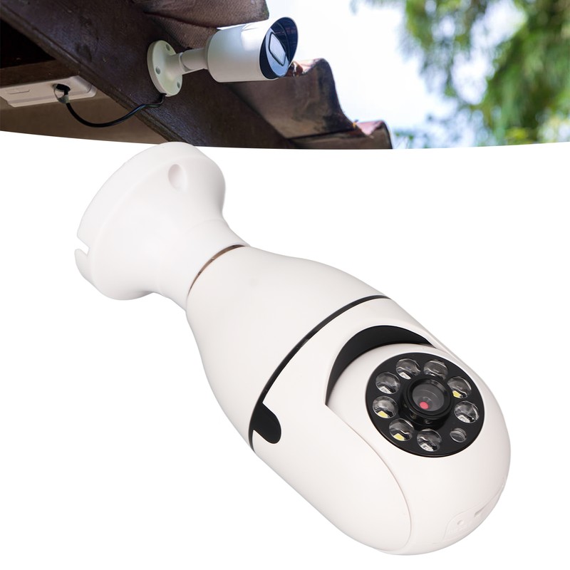 Bulb Security Camera 2.4G 5G WiFi 1080P Night Vision Two