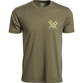 Vortex Optics Men's Toxic Chiller Short Sleeve Shirts (US, Alpha, XX-Large, Regular, Regular, Military Heather)