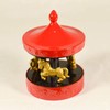 Metal Die Cast Red Carousel Sharpener Miniature Pencil Sharpener