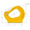 Mytee Products 4 Pack 2 Ton Weld on Anchor Hook