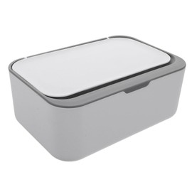 GLEAVI Wet Wipes Storage Box Dustproof Plastic Tissue Holder for Masks Wipes Capacity Pull Out Organizer with Sealed Protection for Moisture Retention Easy Dispensing