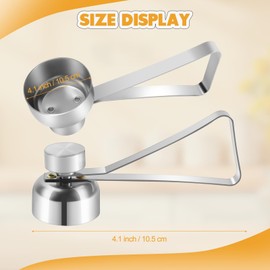 Egg Openers，304 Stainless Steel Egg Cutter Egg Cracker Tool Adjustable Effort, Durable Build