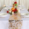 Bloss Gold Table Runners, Sequin Glitter Foil Metallic Table Runners,