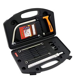 ZIMAIC Multifunction Hacksaw Set, 15 in 1, with 8 HSS Extra Steel Saw Blades,Junior Hacksaw,Mini Hack Saw for Cutting Wood, Metal,Plastic,PVC Pipe,Rubber,Tile, Ceramic