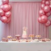 10x10ft Dusty Rose Tulle Backdrop Curtain for Parites, Sheer Backdrop