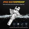 SHENKENUO Super Bright 8000K LED Headlights High Low Light +