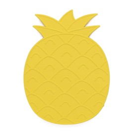 Supreme Housewares Silicone Coasters for Drinks Set of 4 Non Slip Anti Stain Heat Resistant Durable Reusable Silicone Drink Coasters (Pineapple)