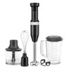 KitchenAid Variable Speed Corded Hand Blender with Accessories, Black Matte,