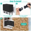 3 Layer U Shaped AC Cover for Midea, Windspeed 20.8"L